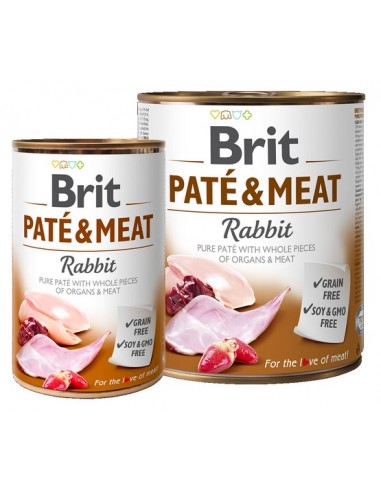 Brit Pate & Meat Dog Rabbit puszka 800g