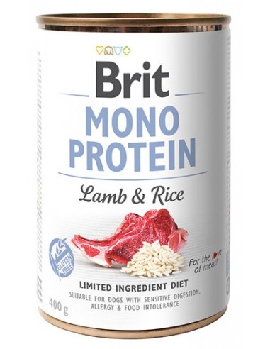Brit Mono Protein Lamb & Rice puszka...