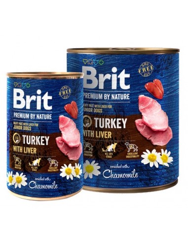 Brit Premium By Nature Turkey & Liver...