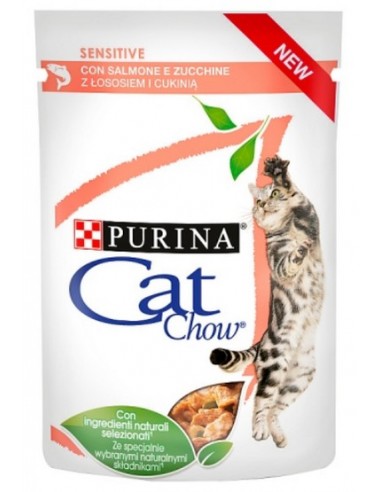 Purina Cat Chow Sensitive Łosoś...