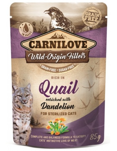 Carnilove Cat Quail & Dandelion...