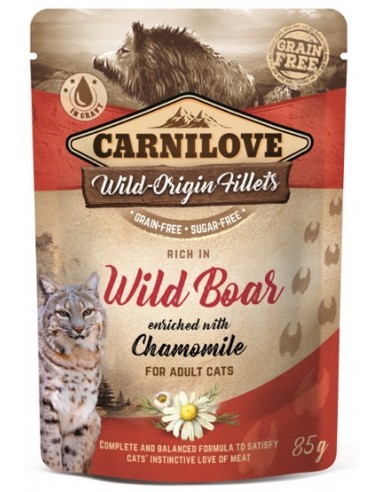 Carnilove Cat Wild Boar & Chamomile -...