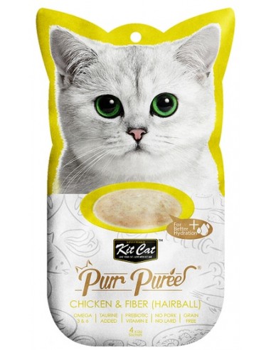 Kit Cat PurrPuree Chicken & Fiber...