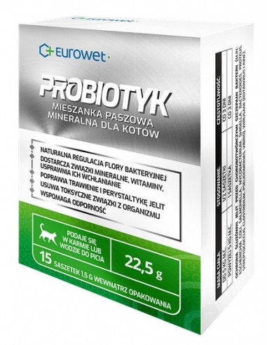Eurowet Probiotyk dla kotów -...