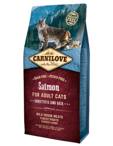 Carnilove Cat Salmon Sensitive & Long...