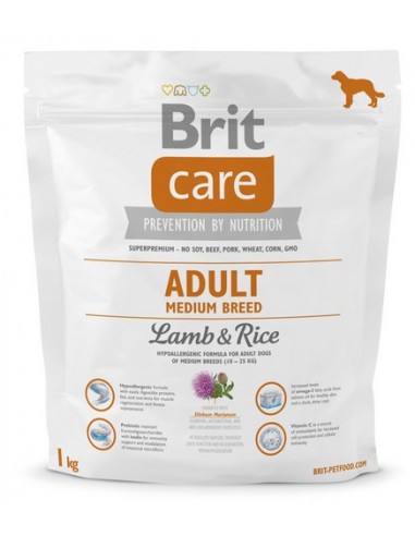 Brit Care New Adult Medium Breed Lamb...