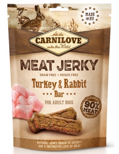 Carnilove Dog Jerky Turkey & Rabbit...