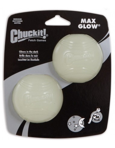 Chuckit! Max Glow Ball Medium 2pak...