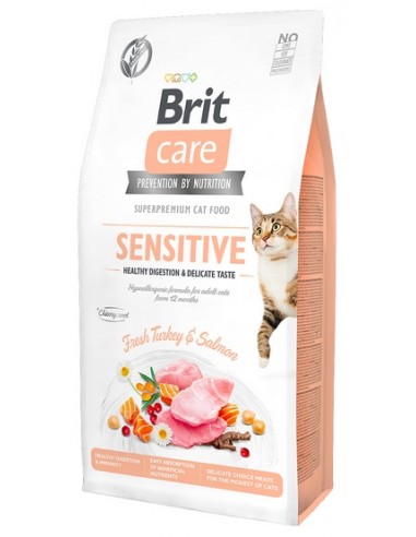 Brit Care Cat Grain Free Sensitive Healthy Digestion & Delicate Taste 7kg