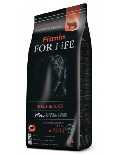 Fitmin Dog For Life Beef & Rice 14kg
