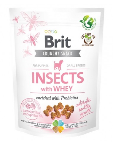 Brit Care Dog Crunchy Cracker Puppy Insect & Whey 200g