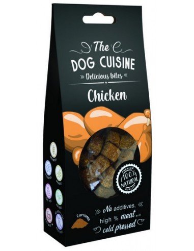 The Dog Cuisine Delicious Bites Chicken & Curcuma 100g