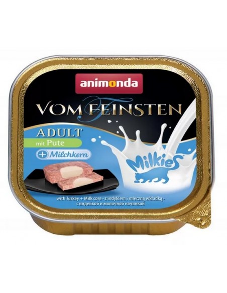 Animonda vom Feinsten Milkies Cat Indyk + Mleko tacka 100g