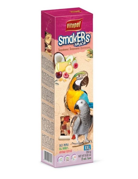 Vitapol Smakers XXL dla dużych papug - tropicana 2szt [2712]