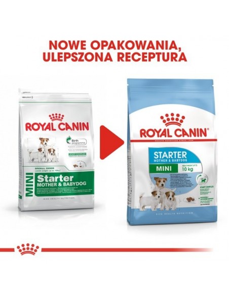 Royal Canin Mini Starter Mother&Babydog karma sucha dla szczeniąt do 2 miesiąca i suk karmiących ras małych 8kg