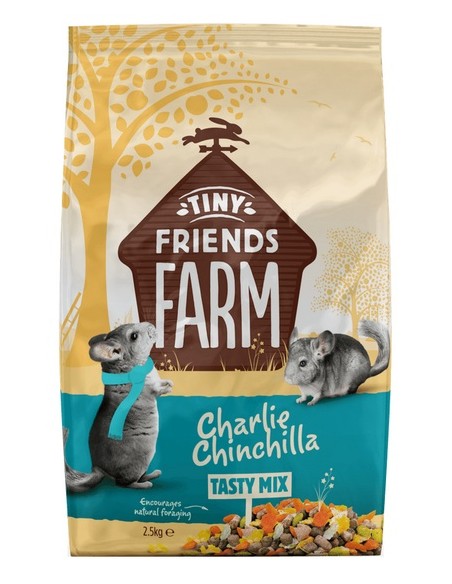 Tiny Friends Farm Charlie Chinchilla Tasty Mix 850g