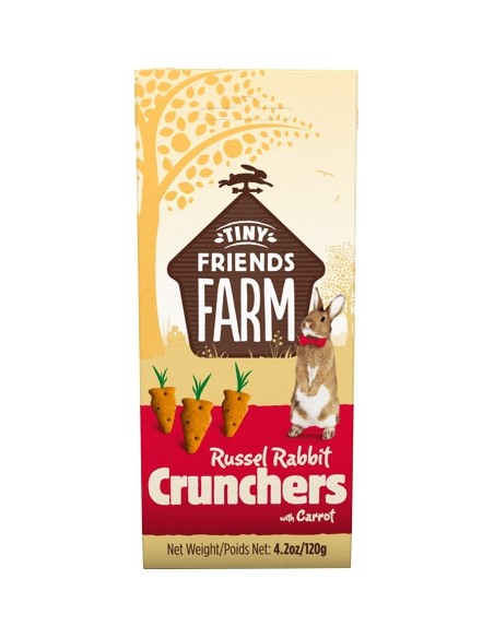 Tiny Friends Farm Russell Rabbit Crunchers 120g