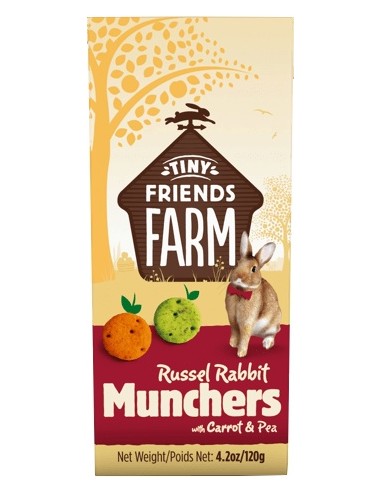 Tiny Friends Farm Russell Rabbit Munchers 120g