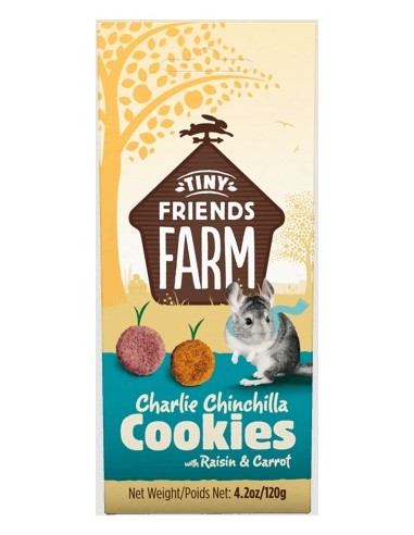 Tiny Friends Farm Charlie Chinchilla Cookies 120g