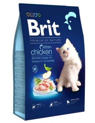 Brit Premium By Nature Cat Kitten Chicken 8kg