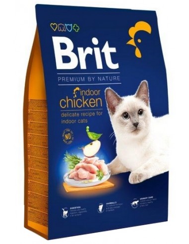 Brit Premium By Nature Cat Indoor Chicken 300g