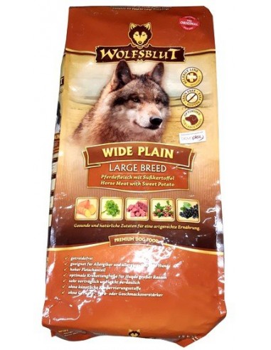 Wolfsblut Dog Wide Plain Large Breed konina i bataty 12,5kg