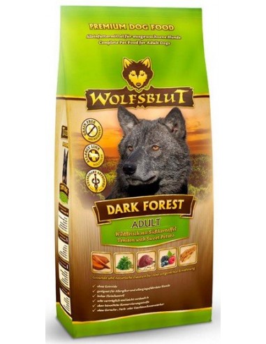 Wolfsblut Dog Dark Forest dziczyzna i bataty 12,5kg