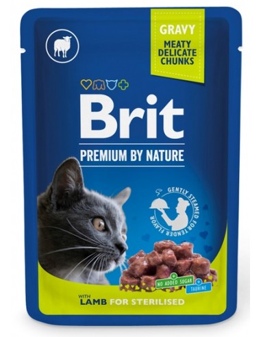 Brit Premium By Nature Cat Sterilised Lamb sos saszetka 100g