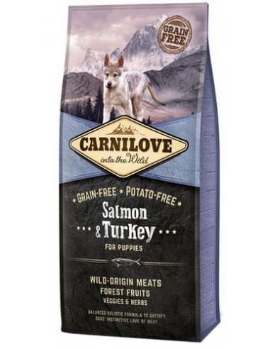 Carnilove Dog Salmon & Turkey Puppy -...