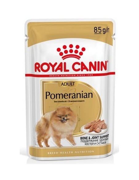 Royal Canin Pomeranian Adult karma mokra dla psów dorosłych rasy szpic miniaturowy, pasztet saszetka 85g