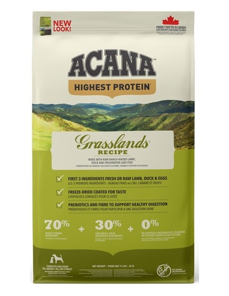 Acana Highest Protein Grasslands Dog 11,4kg