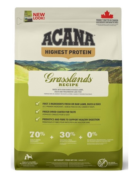 Acana Highest Protein Grasslands Dog 2kg
