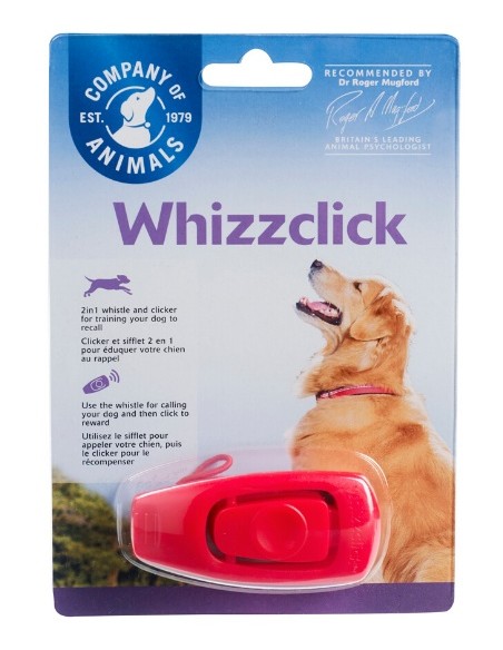Clix Whizzclick gwizdek i clicker 2w1 czerwony