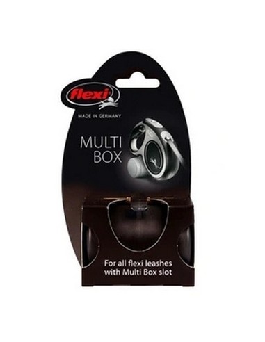 Flexi Multi Box czarny - dodatkowy pojemnik do smyczy