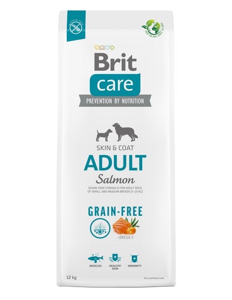 Brit Care Grain Free Adult Small & Medium Salmon 12kg
