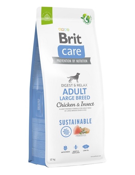 Brit Care Sustainable Adult Large Breed Chicken & Insect 12kg