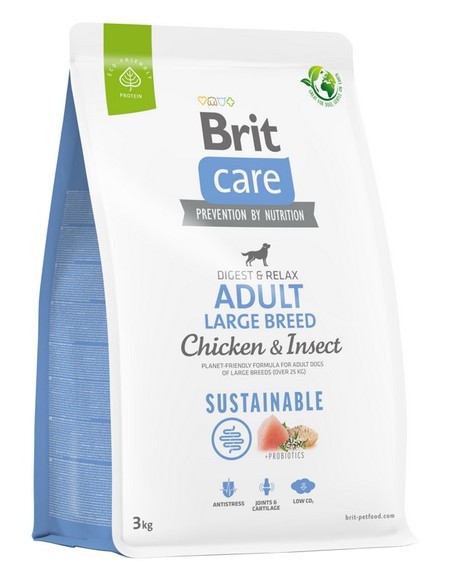 Brit Care Sustainable Large Breed Chicken & Insect 3kg