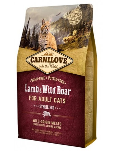 Carnilove Cat Lamb & Wild Boar...
