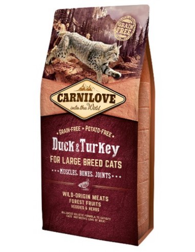 Carnilove Cat Duck & Turkey for Large...