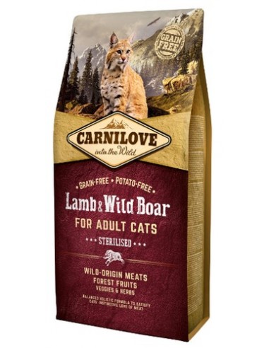 Carnilove Cat Lamb & Wild Boar...