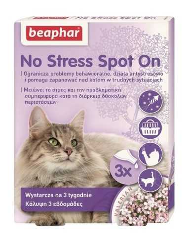 Beaphar No Stress Spot On dla kotów -...