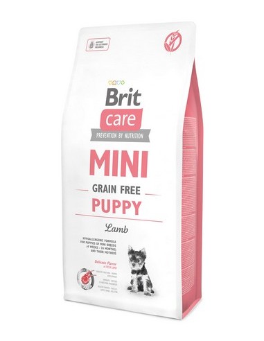 Sucha karma Brit Care Grain Free Mini Puppy Lamb 7 kg | ezoologiczny.pl