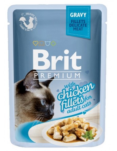 Brit Premium Cat Fillets with Chicken...