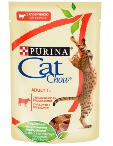 Purina Cat Chow Wołowina i bakłażan...