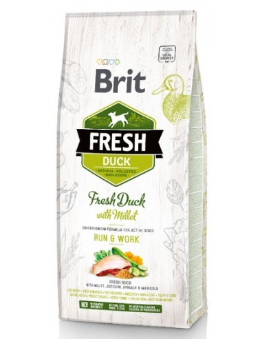 Brit Fresh Dog Adult Active Duck &...
