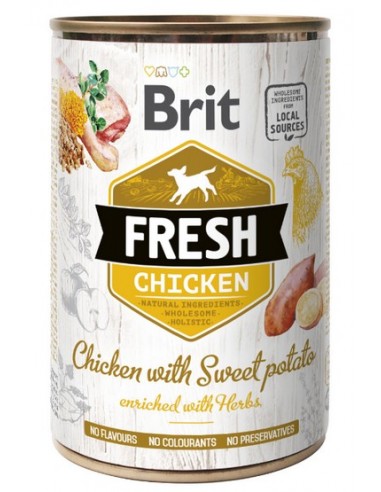 Brit Fresh Dog Chicken with Sweet...
