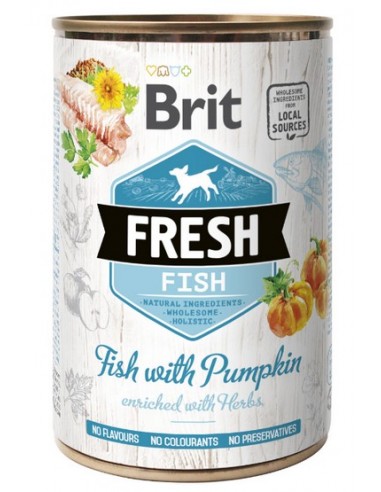 Brit Fresh Dog Fish with Pumpkin...