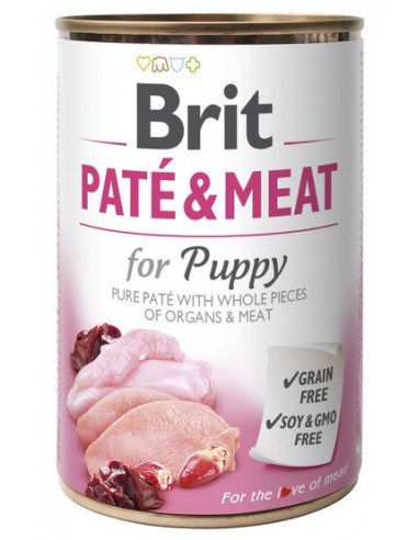 Brit Pate & Meat Dog Puppy puszka 400g
