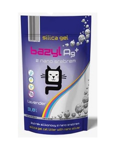 Bazyl Ag+ Silica gel Lawenda 3,8L