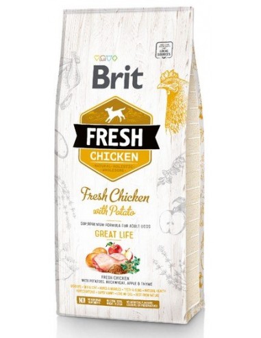 Brit Fresh Dog Adult Chicken & Potato...